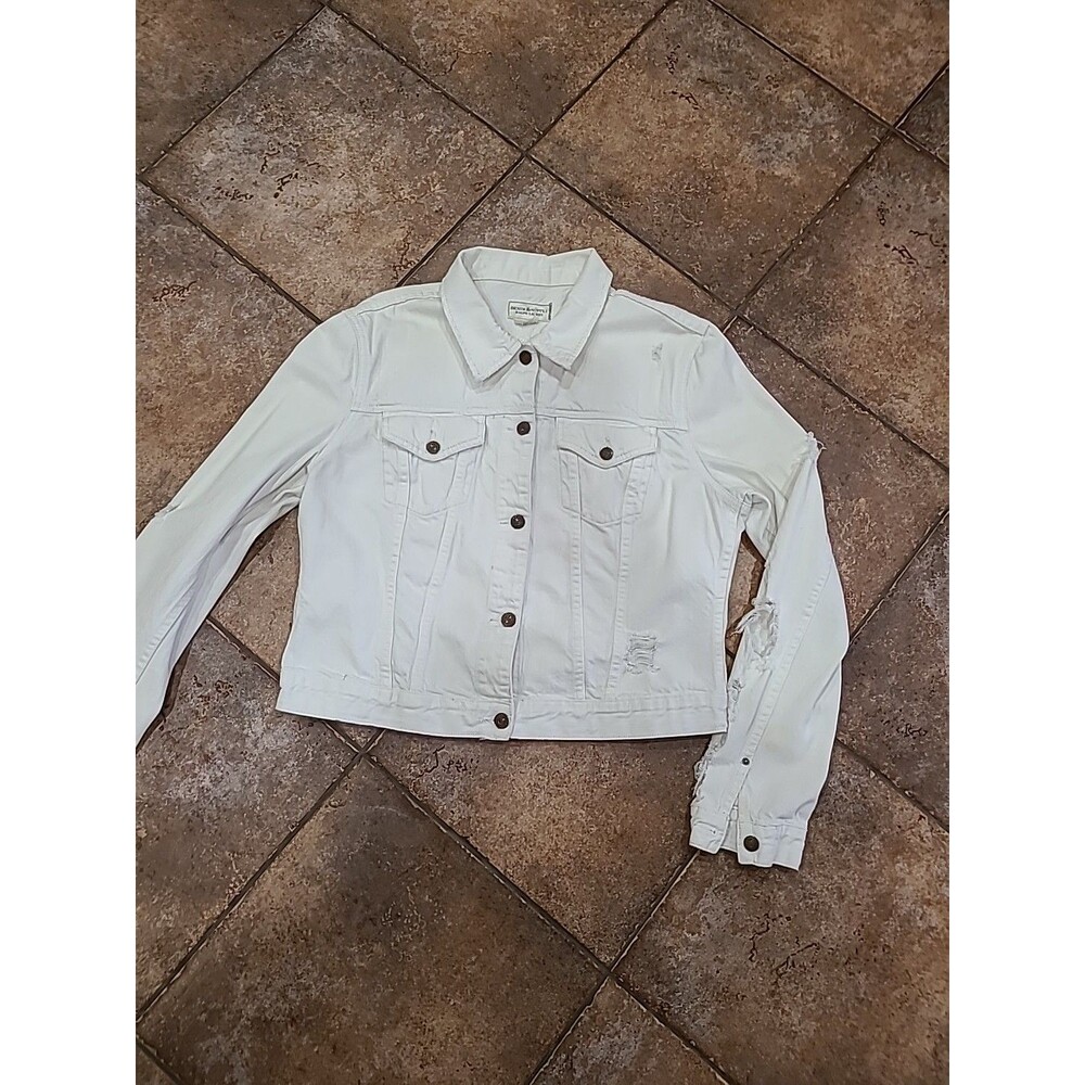 Denim & Supply Ralph Lauren CREAM Women’s Denim Jacket Size X Large